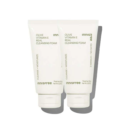 【2本セット】オリーブ　ビタミンE　リアル　クレンジングフォーム
