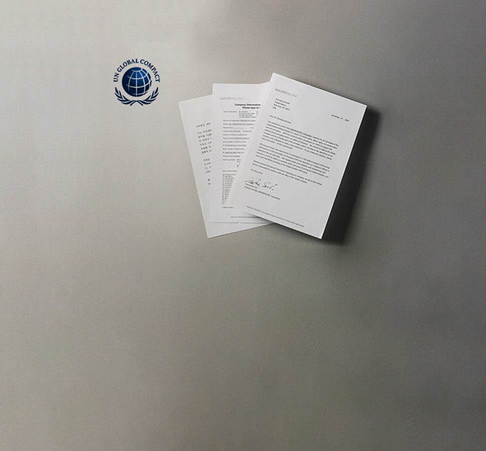 韓国の化粧品業界で初めて国連グローバル・コンパクト（UNGC）に加入