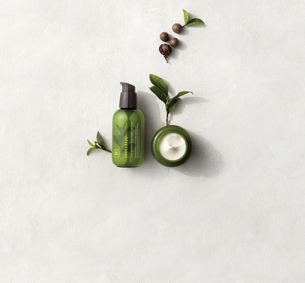 チェジュ島の緑茶を活かしたグリーンティーラインを発売