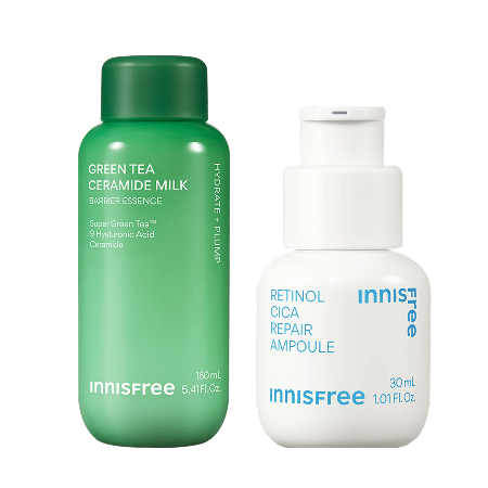 グリーンティー セラミドミルク エッセンストナー×美容液