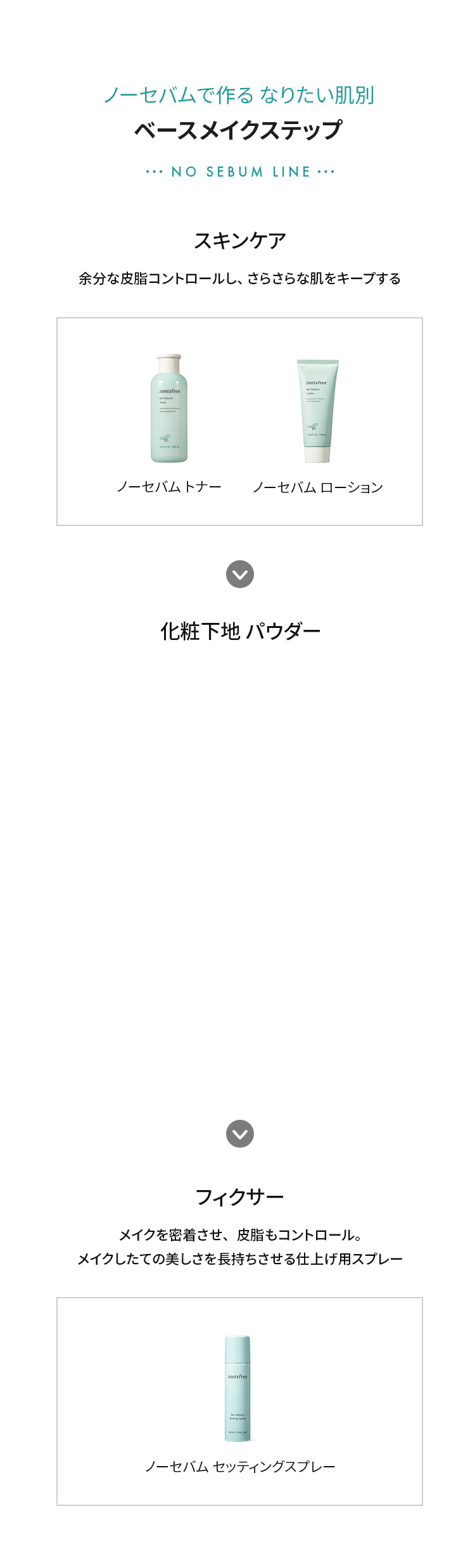 ノーセバム ミネラルカラーパウダー｜イニスフリー(innisfree)