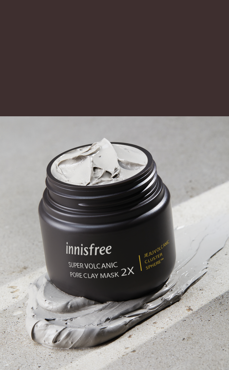 スーパーヴォルカニック ポア クレイマスク 2x イニスフリー Innisfree