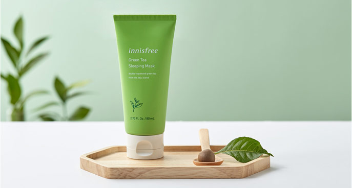 グリーンティー スリーピングマスク イニスフリー Innisfree