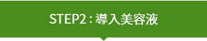 STEP2 : 導入美容液